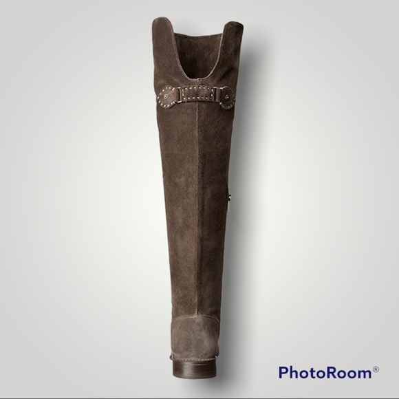 Frye Shirley Suede OTK Boots - Picture 3 of 5